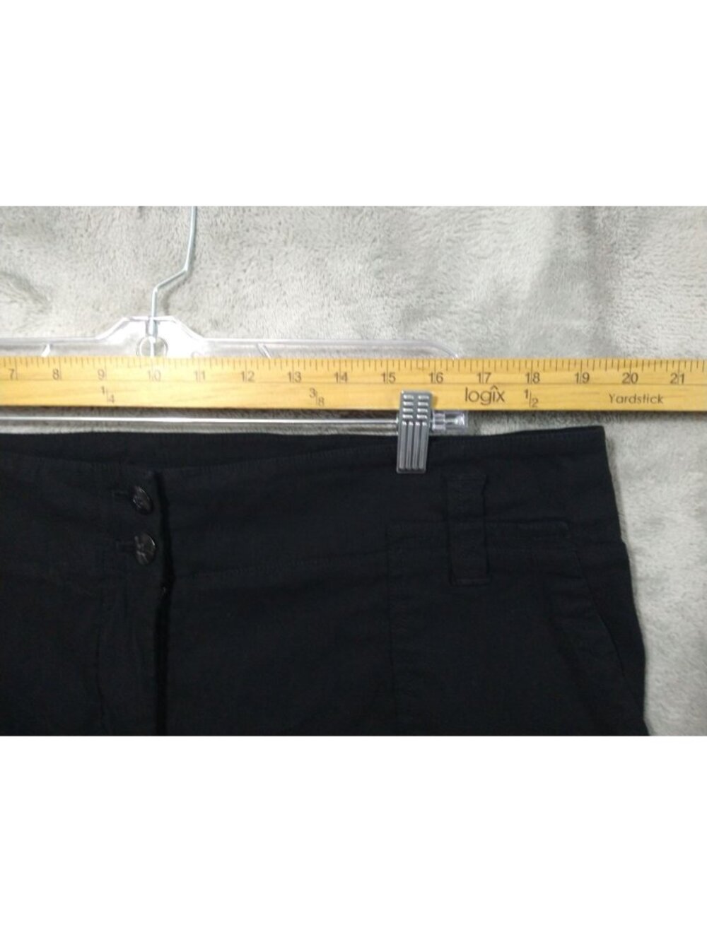 Maeve Anthropologie Pants Womens 18W Black Colette Wide Leg Linen Blend - Picture 3 of 10